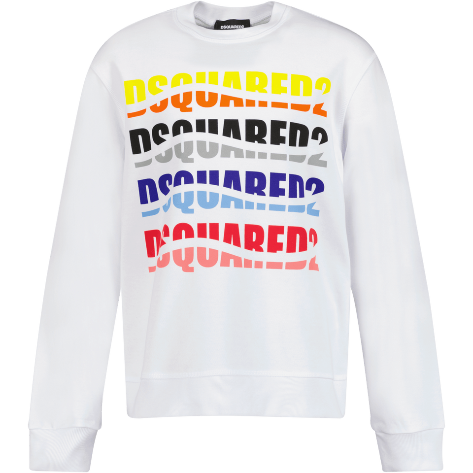 Dsquared2 Kinder Jongens Trui Wit 4Y