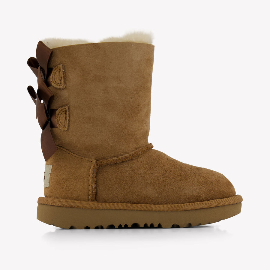 UGG Bailey Bow Girls Boots in Camel