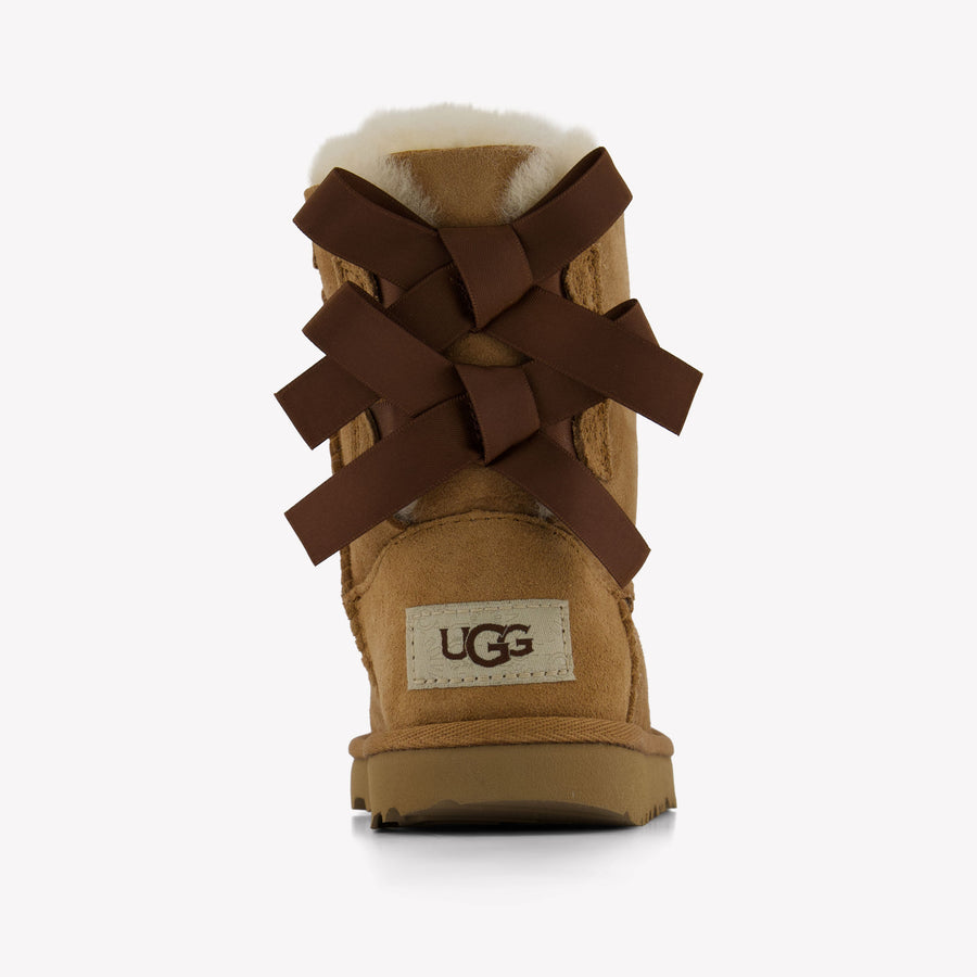 UGG Bailey Bow Girls Boots in Camel