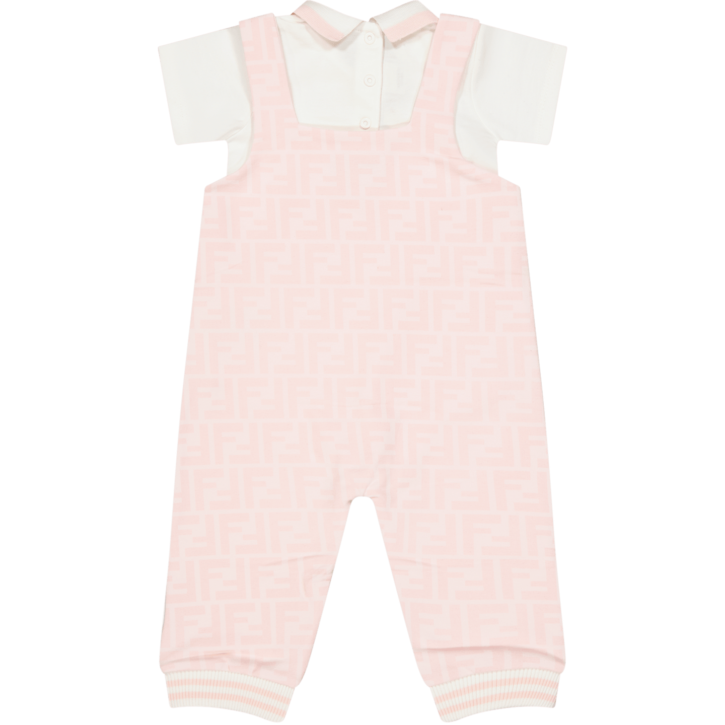 Fendi Baby Meisjes Boxpakje Licht Roze 1mnd