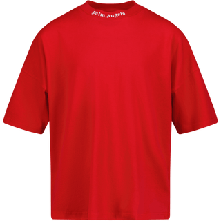 Palm Angels Kinder Jongens T-Shirt Rood 4Y