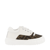 Fendi Kinder Unisex Sneakers Wit