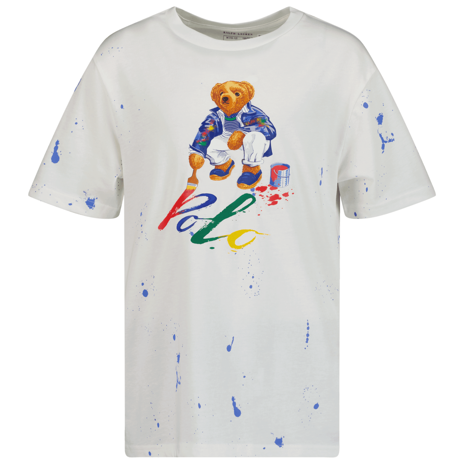 Ralph Lauren Kinder Jongens T-Shirt Off White 2Y