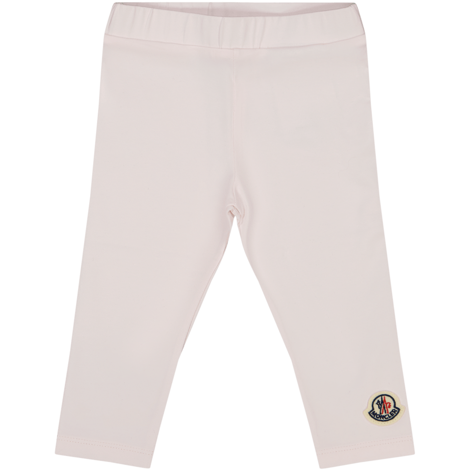 Moncler Baby Meisjes Leggings Licht Roze 3/6