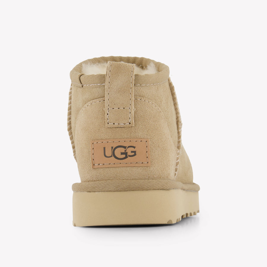 UGG Ultra Mini Unisex Kids Boots in Sand