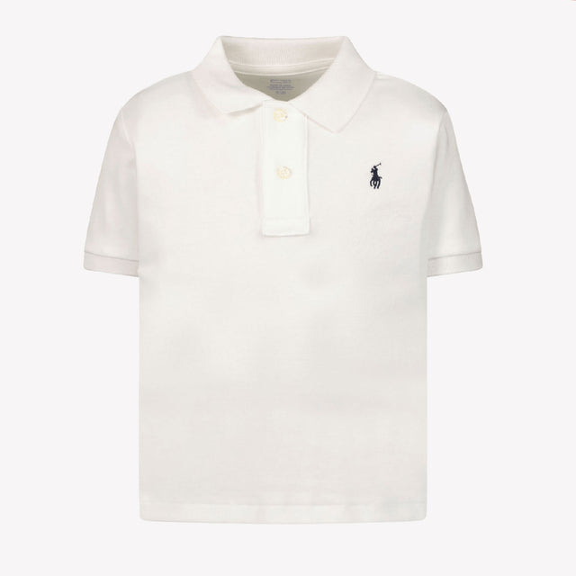 Ralph Lauren Baby Jongens Polo In Wit