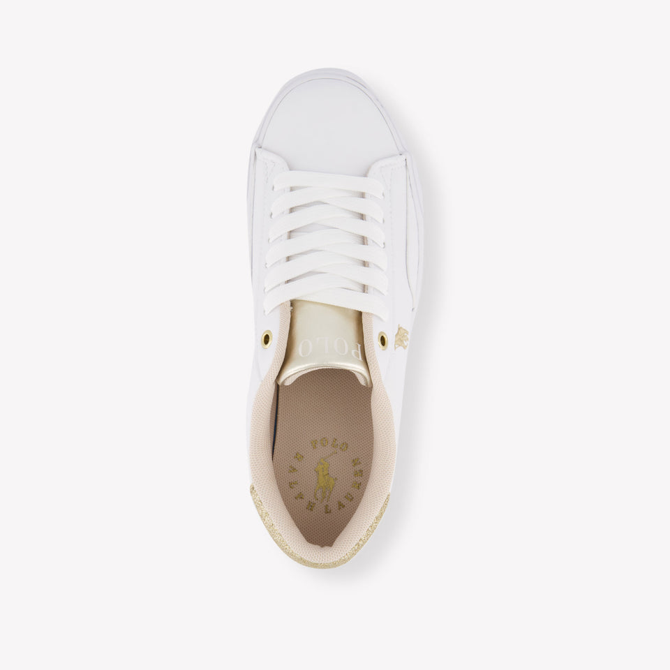 Ralph Lauren THERON V Girls Sneakers In White