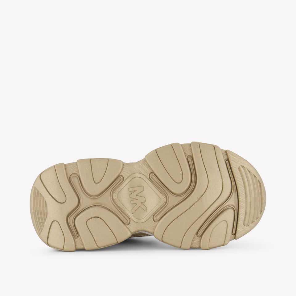 Michael Kors Atlas Meisjes Sneakers In Goud