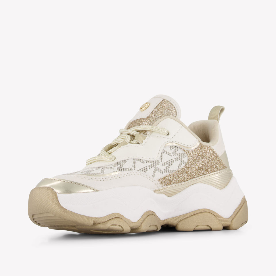 Michael Kors Atlas Meisjes Sneakers In Goud