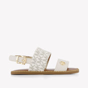 Michael Kors JAGGER MAXSON II Meisjes Sandalen In Off White