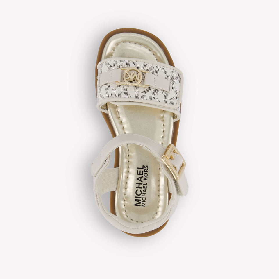 Michael Kors KIERAN Meisjes Sandalen In Off White