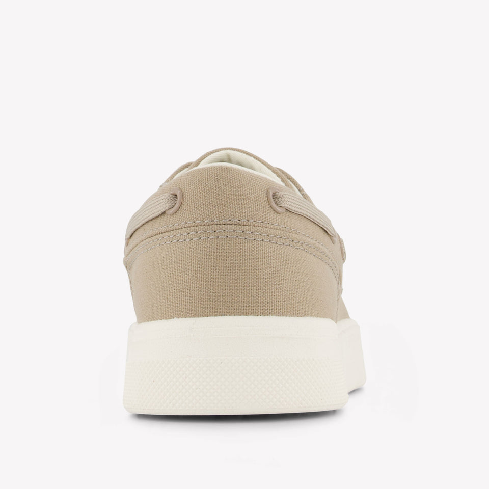 Ralph Lauren FRAZIER BOAT Boys Sneakers In Beige