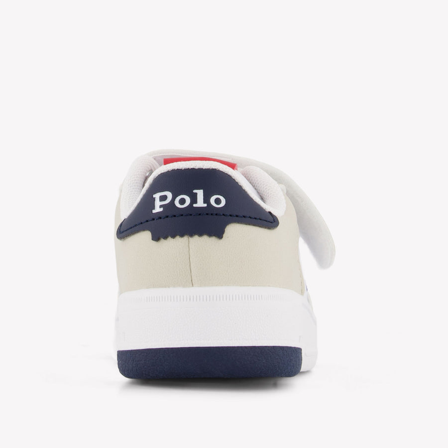 Ralph Lauren MASTERS COURT Boys Sneakers In Light Beige