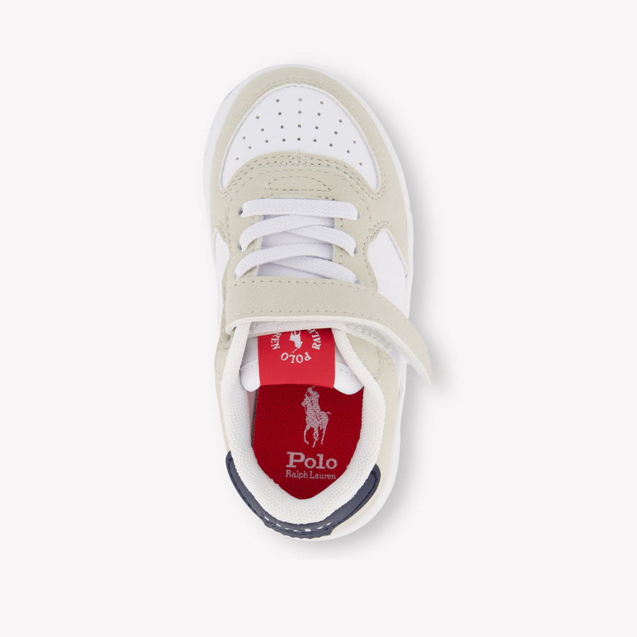 Ralph Lauren MASTERS COURT Boys Sneakers In Light Beige
