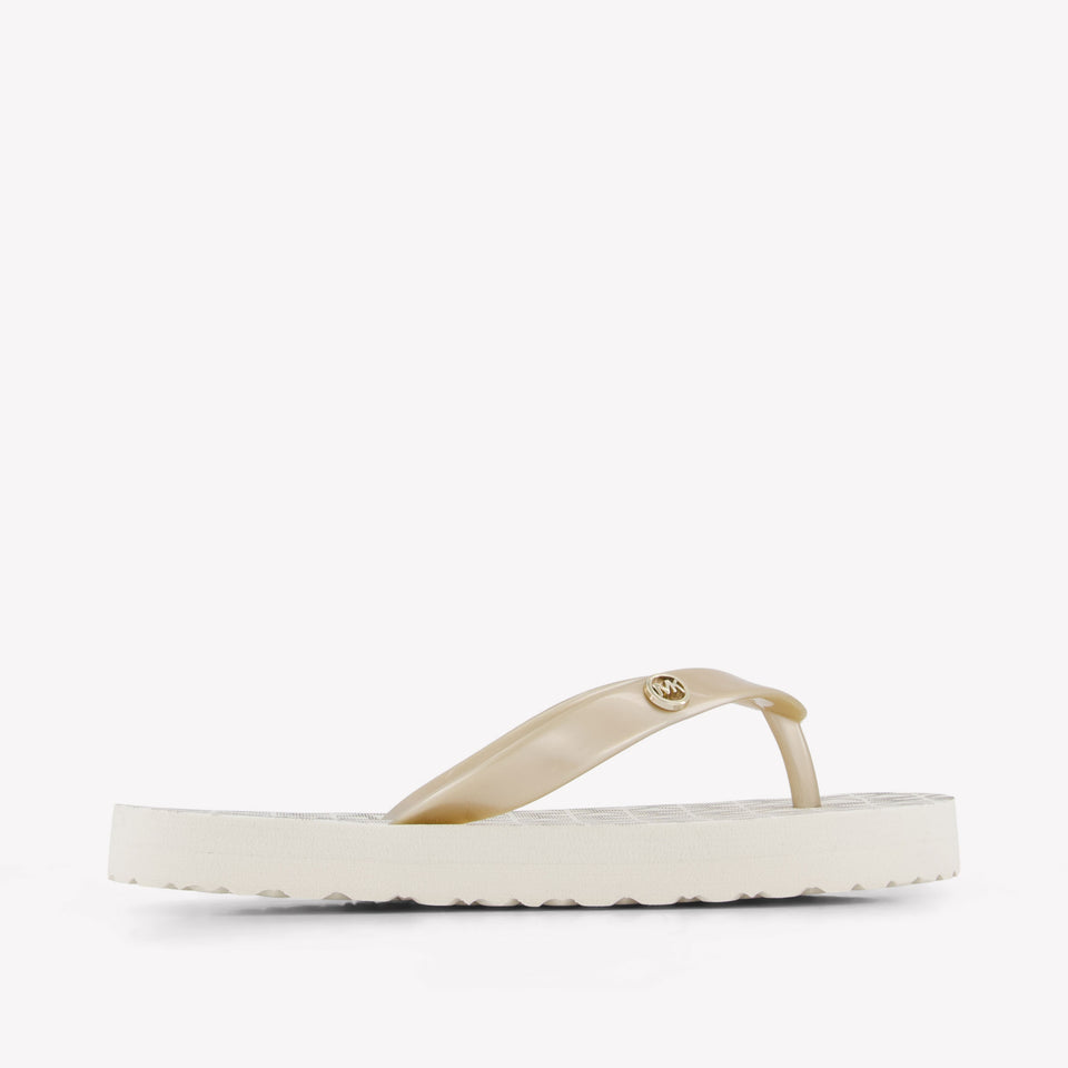 Michael Kors JINX Girls Flipflops In Gold