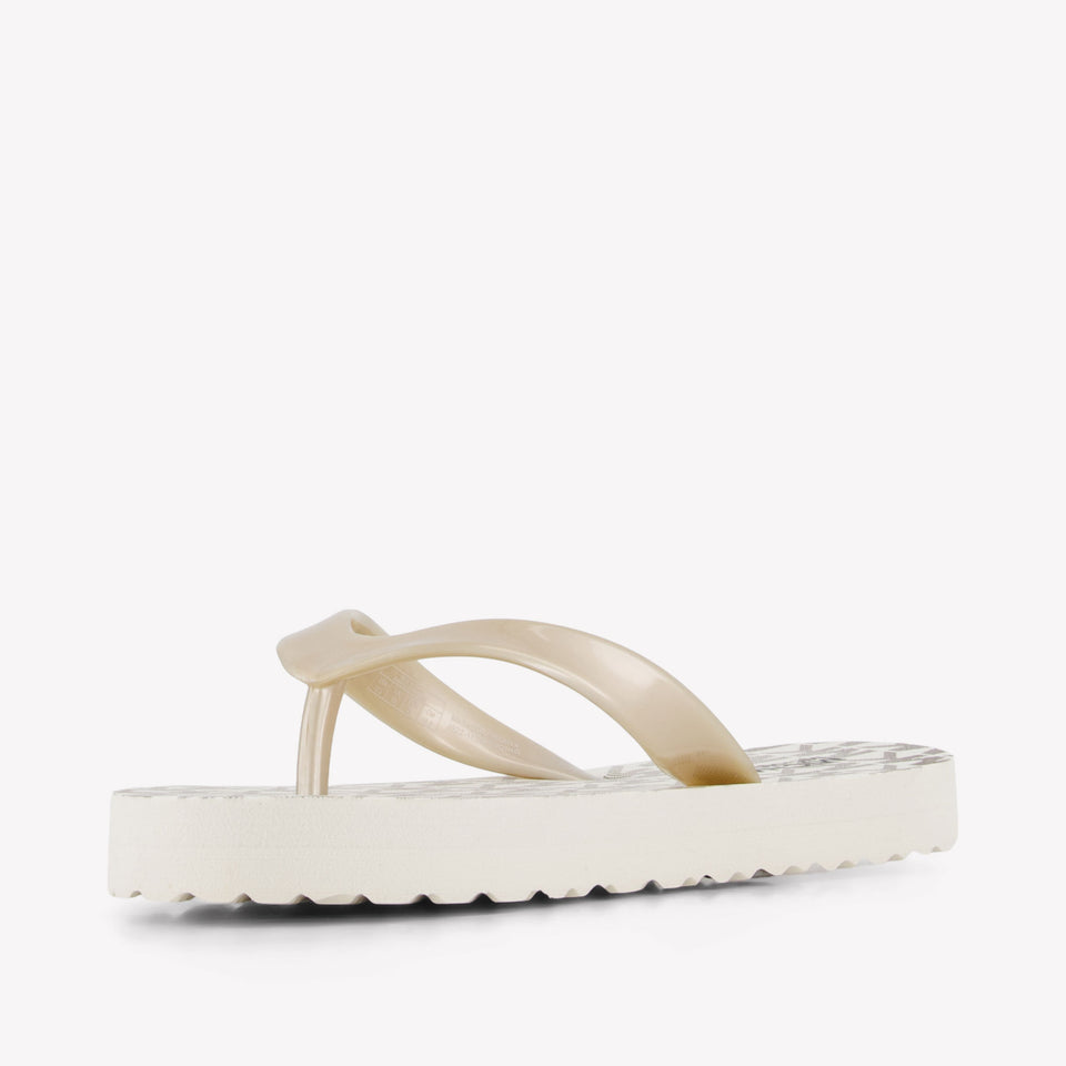 Michael Kors JINX Girls Flipflops In Gold