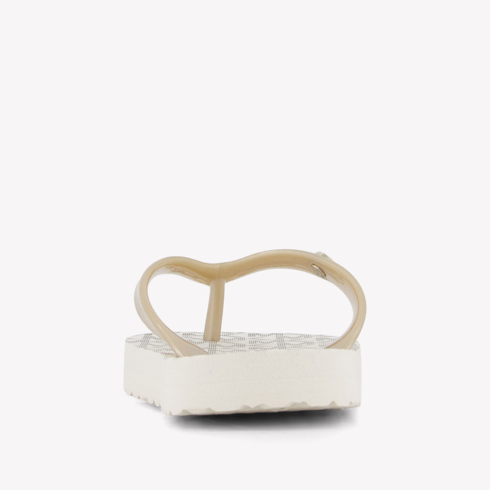 Michael Kors JINX Girls Flipflops In Gold