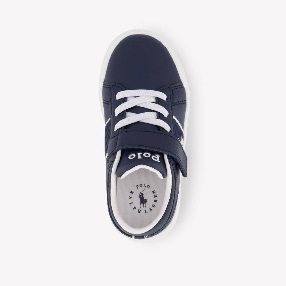 Ralph Lauren FRAZIER II PS Boys Sneakers In Navy