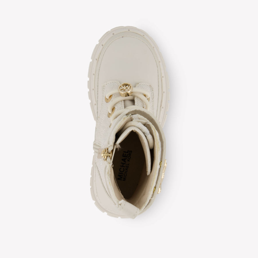 Michael Kors Girls Boots In OffWhite