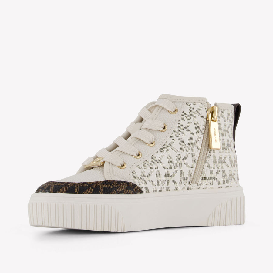 Michael Kors Girls Sneakers In OffWhite