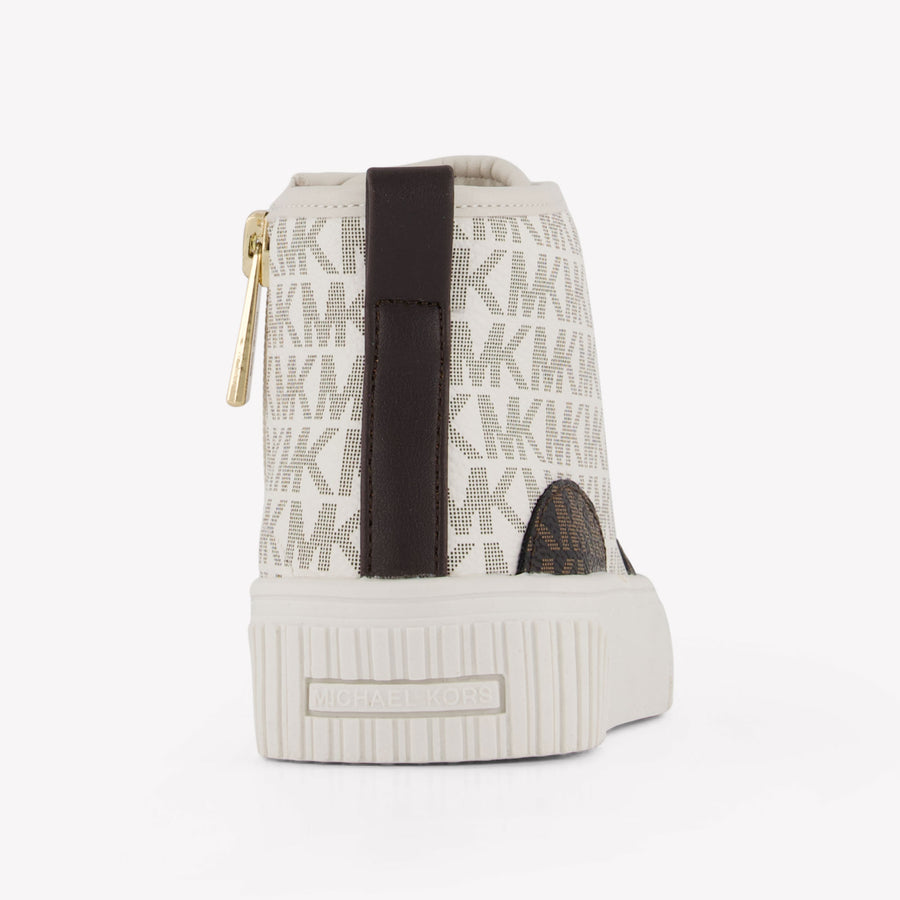 Michael Kors Girls Sneakers In OffWhite