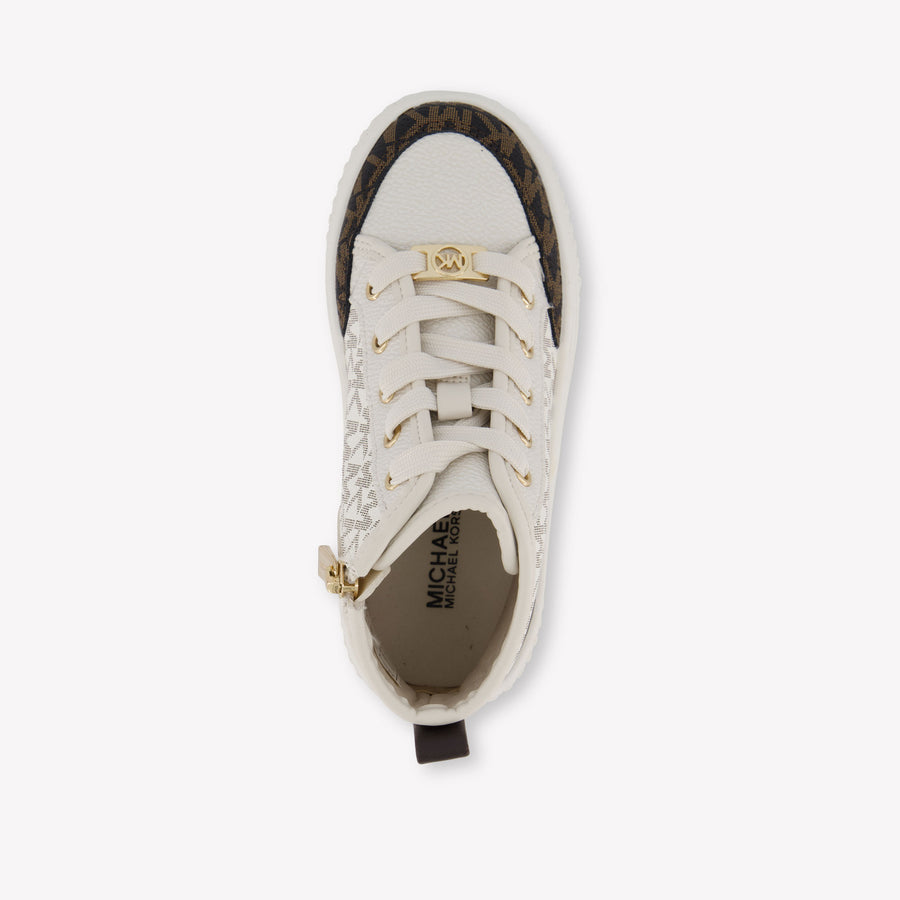 Michael Kors Girls Sneakers In OffWhite