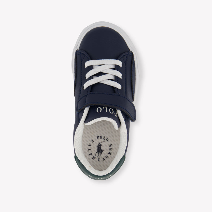 Ralph Lauren Boys Sneakers In Navy