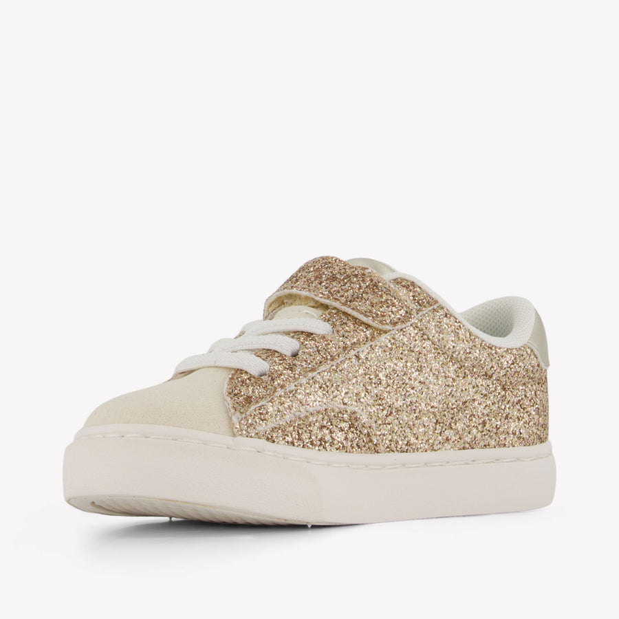 Ralph Lauren Girls Sneakers In Gold