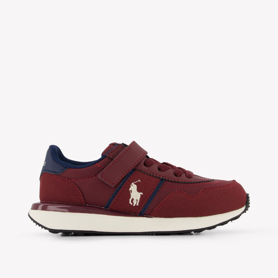 Ralph Lauren Boys Sneakers In Bordeaux