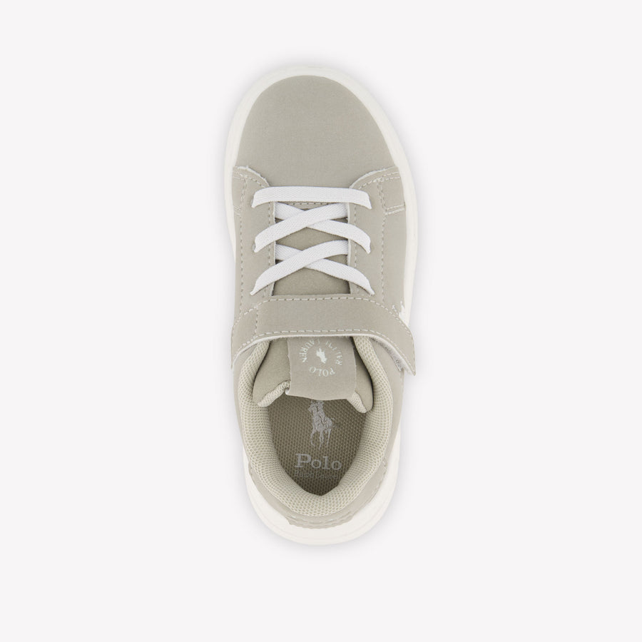 Ralph Lauren Boys Sneakers In Light Gray