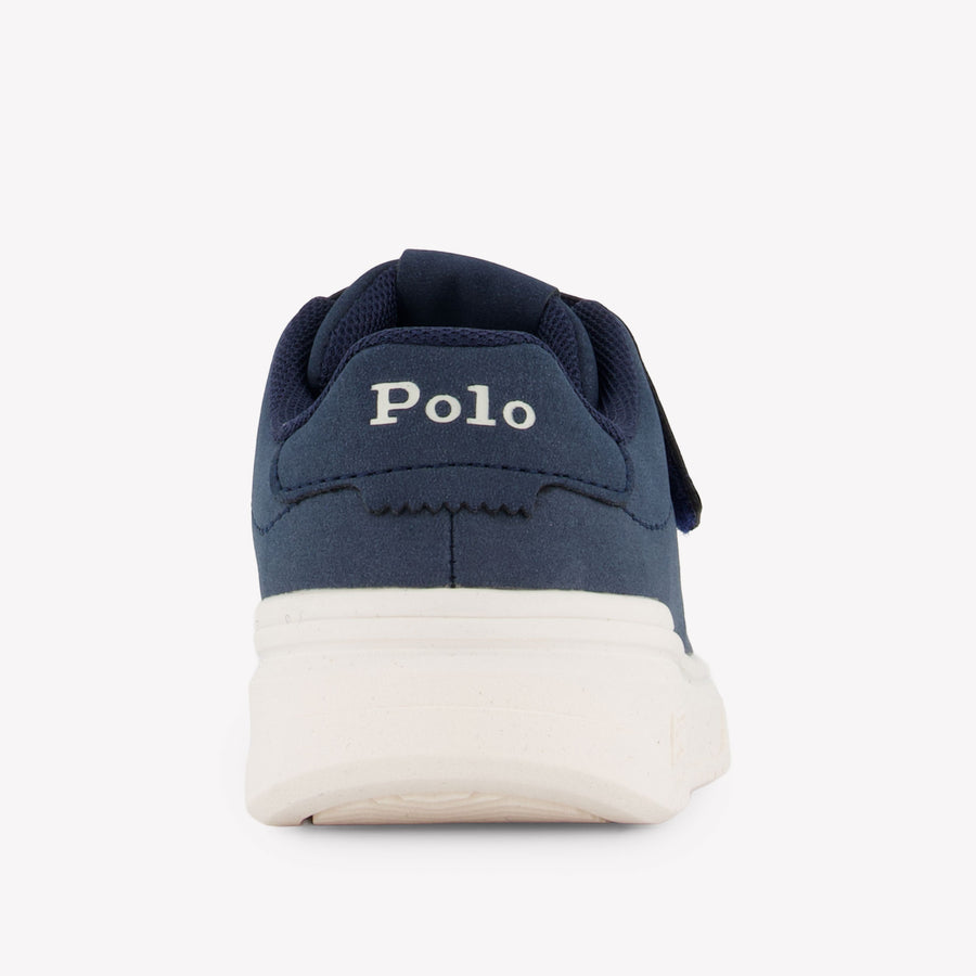 Ralph Lauren Boys Sneakers In Navy