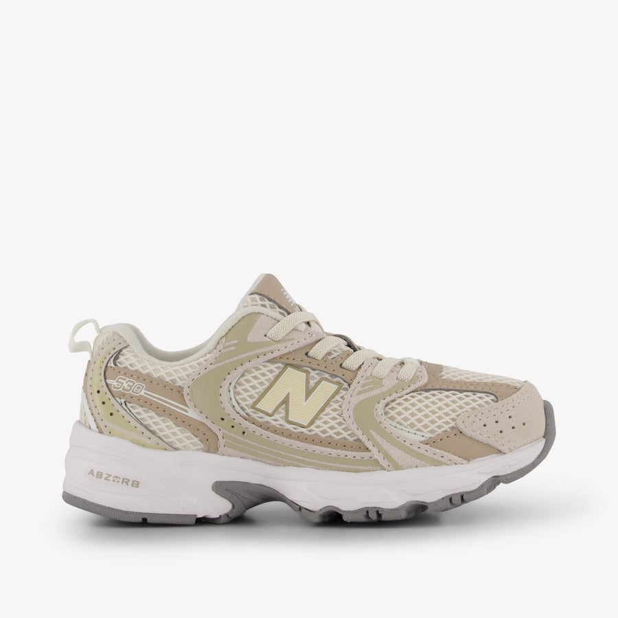 New Balance 530 Unisex Kids Sneakers in Beige