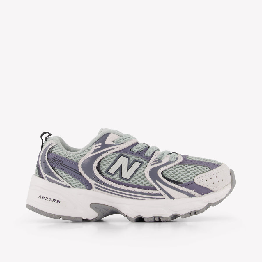New Balance 530 Kinder Unisex Sneakers in Licht Groen