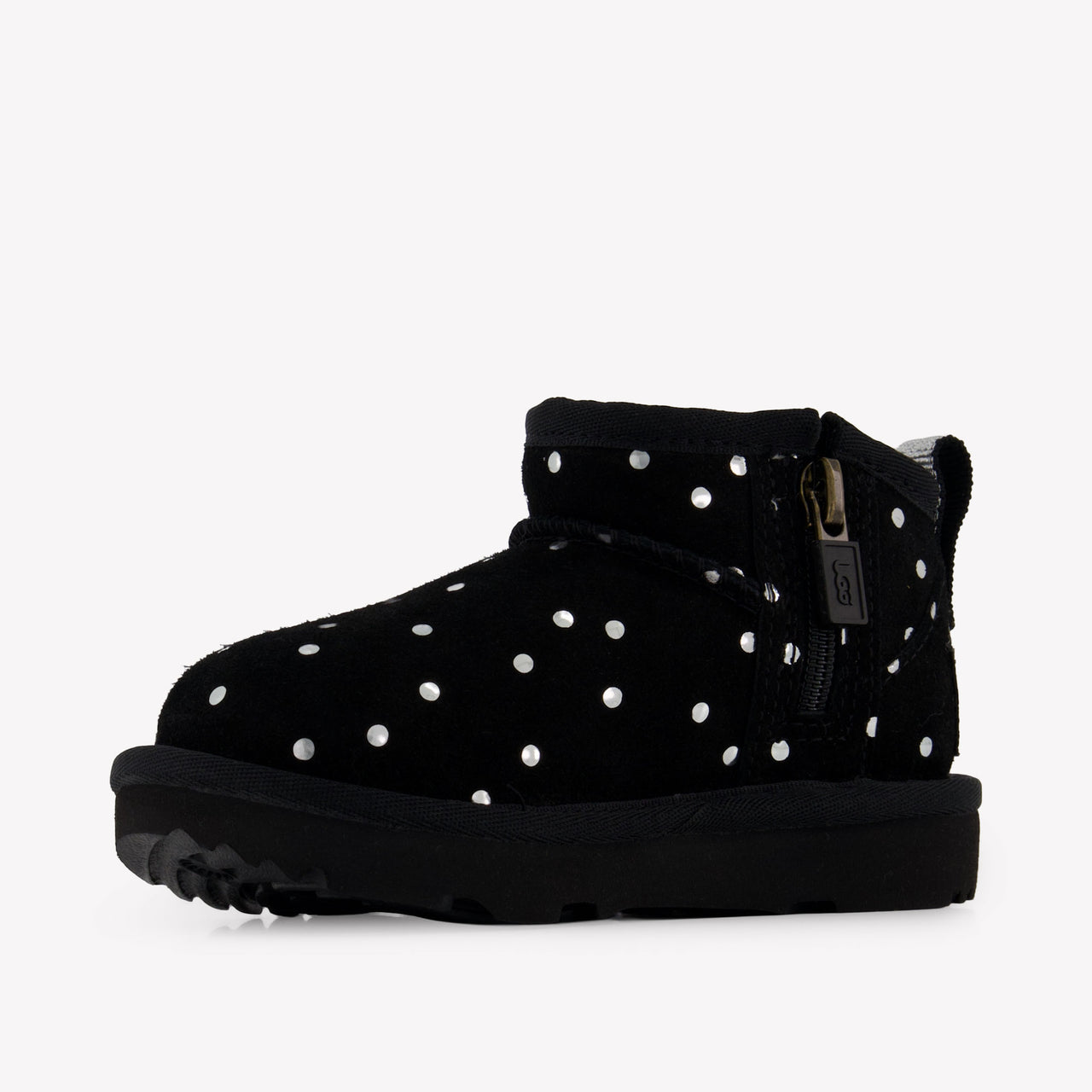 UGG Classic Ultra Mini Shiny Dots Girls Boots in Black