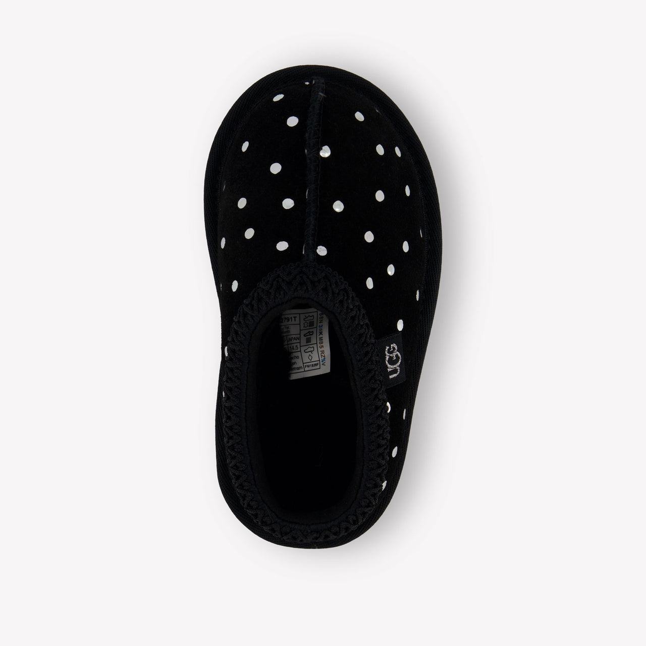 UGG Tasman Shiny Dots Girls Shoes in Black