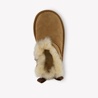 UGG Ultra Mini Bailey Bow Girls Boots in Camel