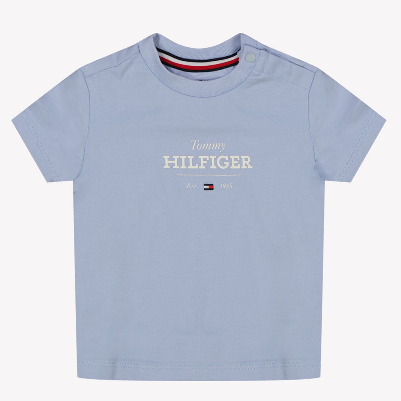 Tommy Hilfiger Baby Unisex T-Shirt In Licht Blauw