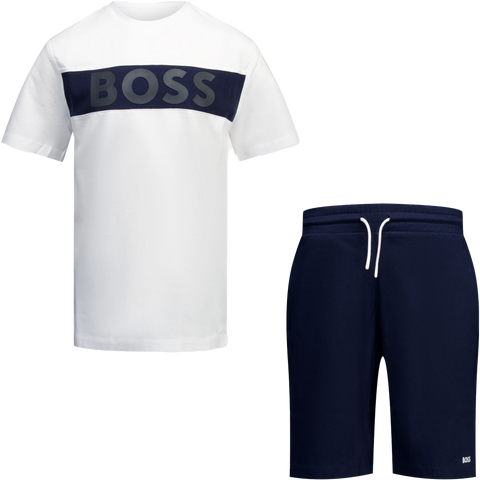 Boss Kinder Jongens Setje In Navy