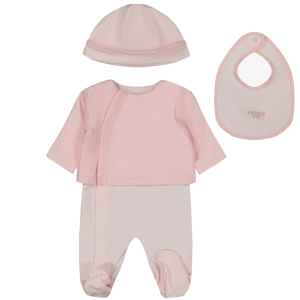 Fendi Baby Girls Playsuit  Light Pink