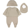 Fendi Baby Unisex Playsuit  Beige