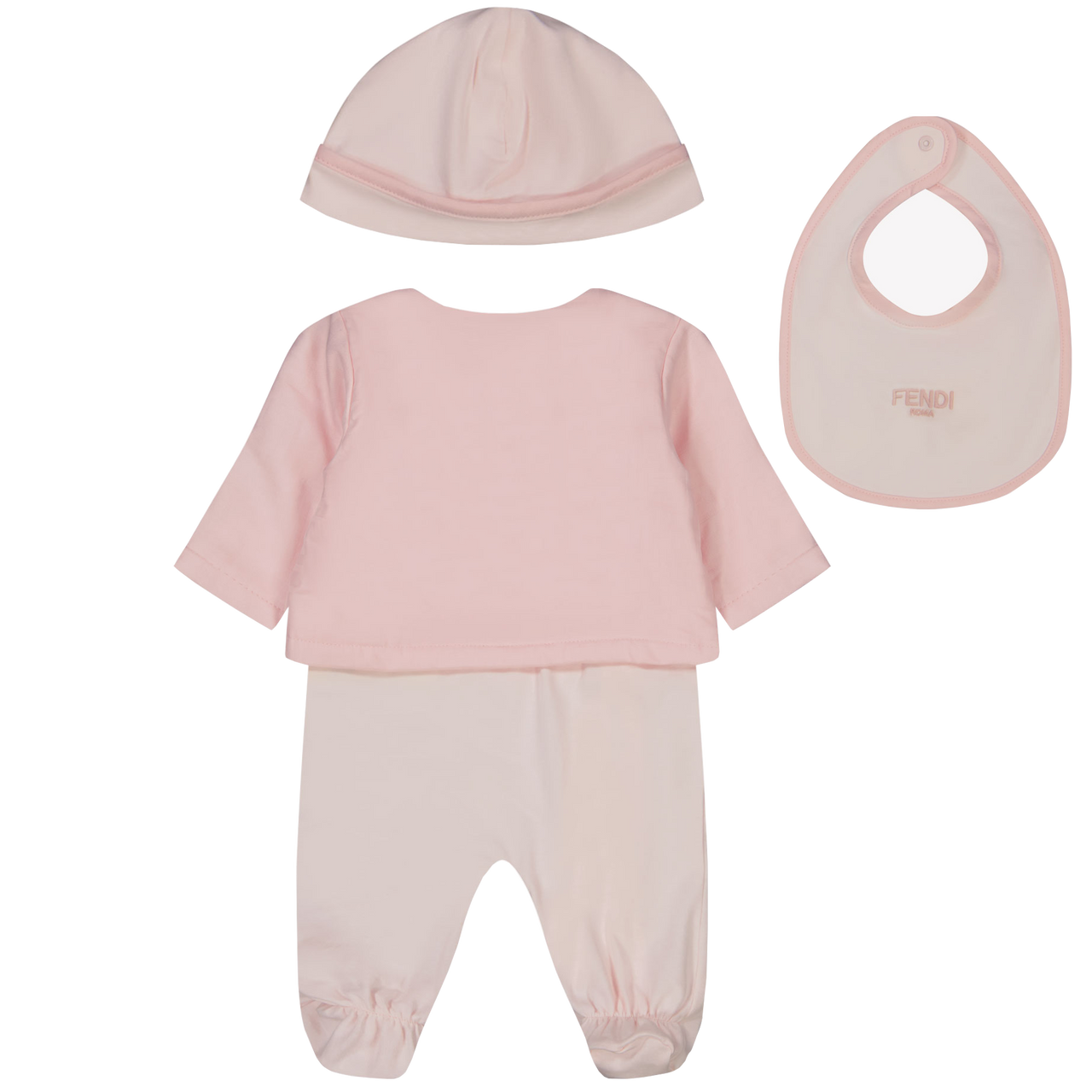 Fendi Baby Girls Playsuit  Light Pink