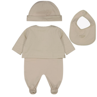 Fendi Baby Unisex Playsuit  Beige