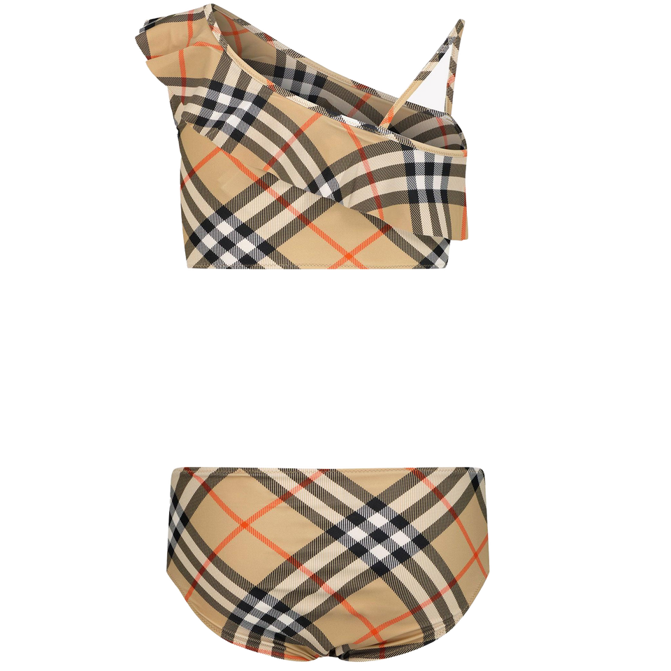 Burberry Kinder Meisjes Zwemkleding In Beige