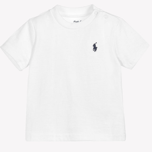 Ralph Lauren Baby Jongens T-Shirt In Wit