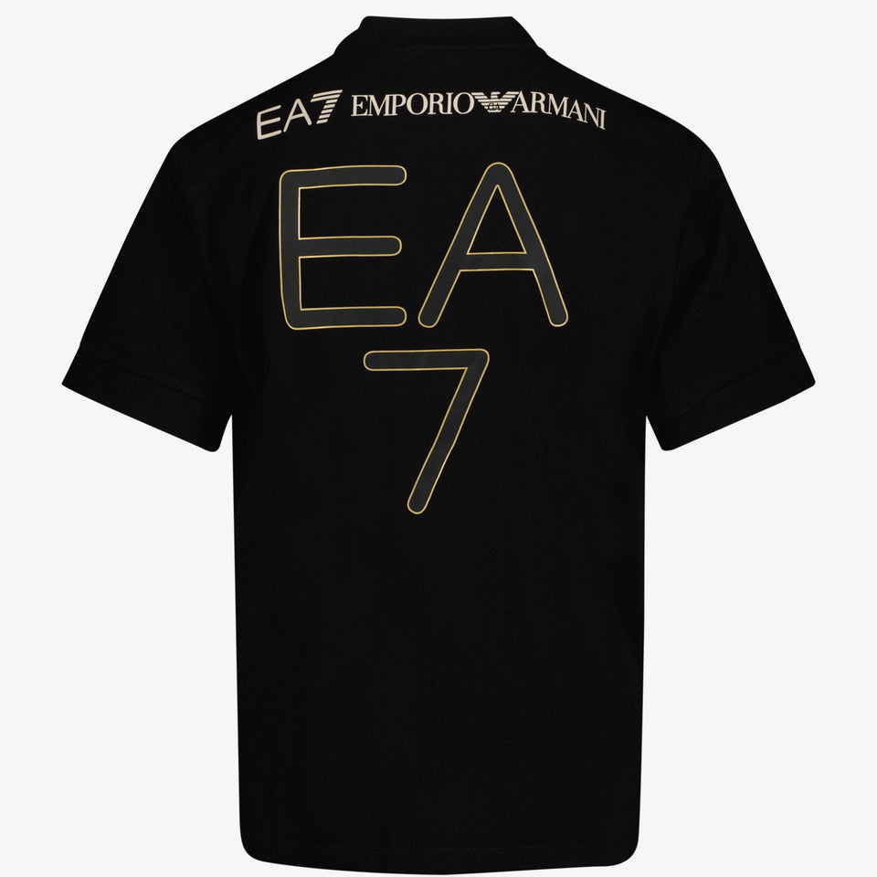 EA7 Kinder Jongens T-Shirt Zwart