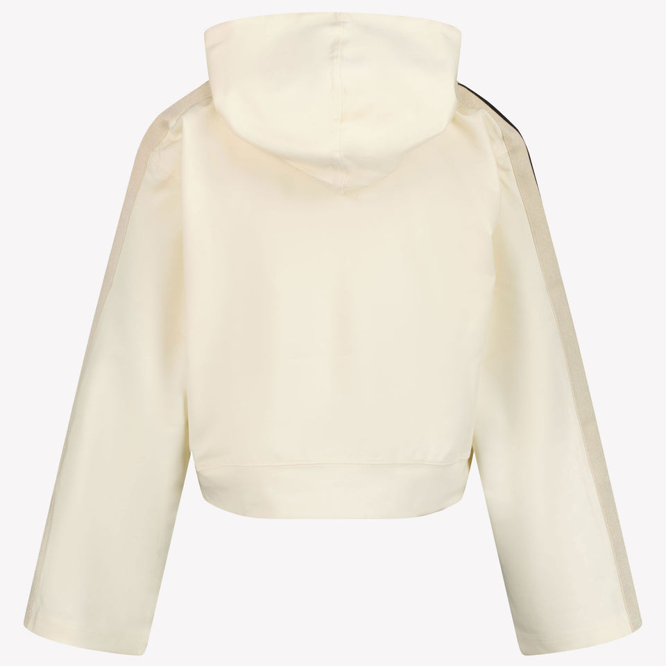 Palm Angels Girls Sweater Ecru