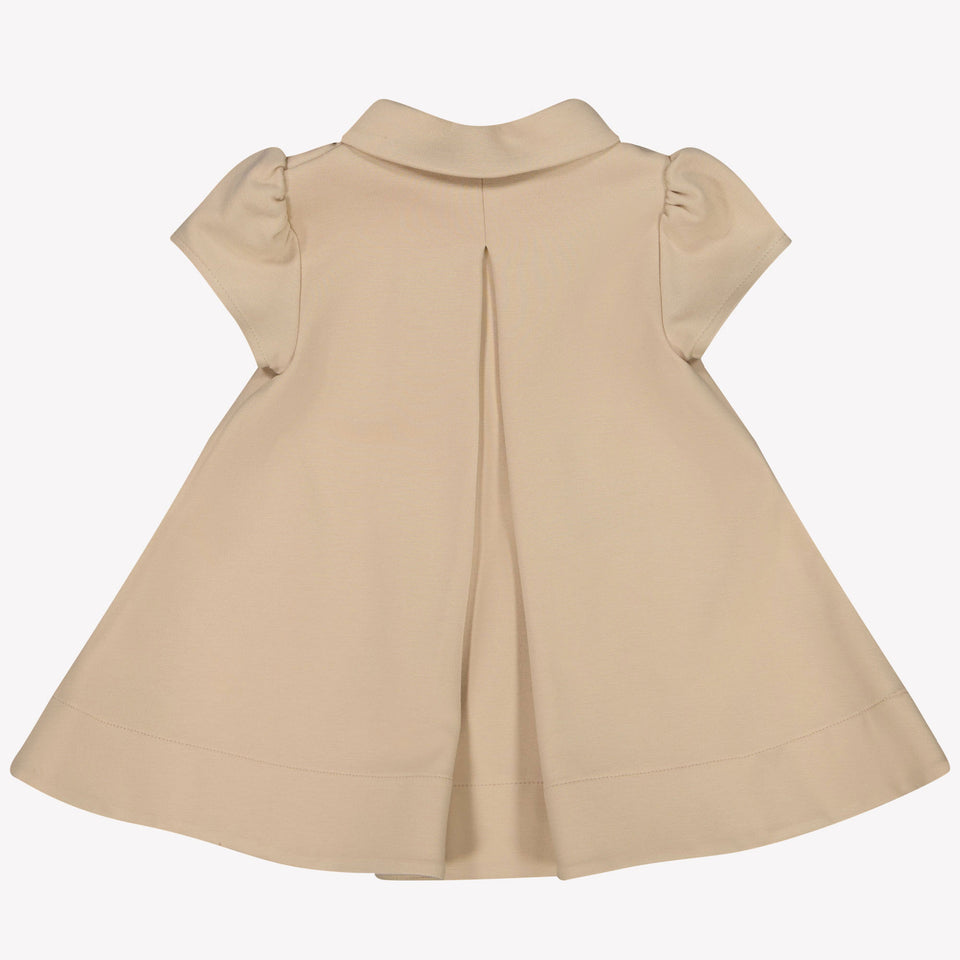 Fendi Baby Girls Dress Light Beige