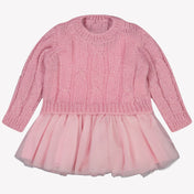 Lapin House Baby Girls Dress Fuchsia