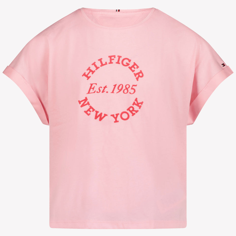 Tommy Hilfiger Kinder Meisjes T-Shirt Roze