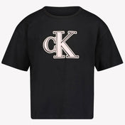 Calvin Klein Girls T-shirt in Black